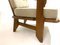 Mid-Century Wooden Armchairs attributed to Guillerme & Chambron, France, 1960s, Set of 2, Image 17