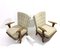 Mid-Century Wooden Armchairs attributed to Guillerme & Chambron, France, 1960s, Set of 2 4