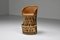 Mexican Art Populaire Leather & Wood Bar Stool by Wim Rietveld, 1970s 5