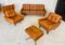 Fauteuils Mid-Century en Cuir Cognac par Svend Skipper, Danemark, Set de 2 1