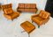 Mid-Century Danish Cognac Leather Lounge Chairs by Svend Skipper, Set of 2, Image 1