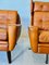 Mid-Century Danish Cognac Leather Lounge Chairs by Svend Skipper, Set of 2 4