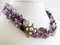 Amethyst Flower Double-Strands Necklace, 1950s 2