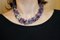 Amethyst Blumen-Halskette mit zwei Strängen, 1950er 7
