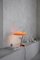 Modell 548 Lampe aus brüniertem Messing mit orangefarbenem Difuser von Gino Sarfatti für Astep 2
