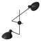 VV Fifty Twin Black Wall Lamp by Vittoriano Viganò for Astap 1