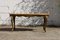 Vintage French Oval Coffee Table in Marble and Travertine, 1970s 3
