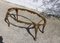 Vintage French Oval Coffee Table in Marble and Travertine, 1970s, Image 10