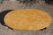 Vintage French Oval Coffee Table in Marble and Travertine, 1970s, Image 2