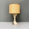 Modern Italian Marble and Vienna Straw Lamp attributed to Frigerio Arredamenti Desio, 1970s, Image 4