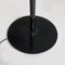 Italian Postmodern Black Metal Stem & White Metal Lampshade Floor Lamp, 1980s, Image 13