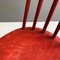 Mid-Century Modern Red Wooden Chair, Northern Europe, 1960s 7