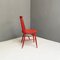 Mid-Century Modern Red Wooden Chair, Northern Europe, 1960s 3