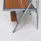 Modern Italian Wood Effect Laminate and Steel Chair Convertible Into Ladder, 1970s 10