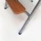 Silla convertible en escalera italiana moderna de madera y acero, años 70, Imagen 11