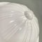 Liberty Italian White Glass and Grey Metal Wall Lamps, 1920s, Set of 4, Image 7