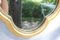 Specchio piccolo vintage in stile fiorentino con cornice dorata, anni '60, Immagine 8