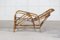 Mid-Century English Bamboo Reclining Armchair, 1950s 7