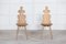 19th Century Swiss Elm Hall Chairs, 1890s, Set of 2 2