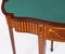 19th Century Mahogany and Satinwood Inlaid Serpentine Card Console Table, Image 8