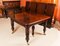 19th Century Flame Mahogany Extending Dining Table and Chairs, Set of 11 8