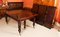 19th Century Flame Mahogany Extending Dining Table and Chairs, Set of 11 7