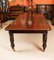 19th Century Flame Mahogany Extending Dining Table and Chairs, Set of 11 6