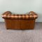 Braunes Vintage Chesterfield Sofa 3