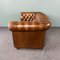 Braunes Vintage Chesterfield Sofa 4