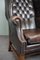 Fauteuil Chesterfield Marron 6