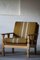 Oak High & Low Back Easy Chairs by Henning Kjærnulf, 1950s, Set of 2, Image 5