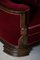 19th Century Empire Danish Curved Velvet Sofa 5