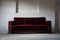 19th Century Empire Danish Curved Velvet Sofa 4
