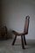 Brutalist French Wooden Tripod Chair by Charlotte Perriand, 1960s 7