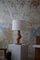Lampada da tavolo moderna scultorea in legno, Scandinavia, anni '70, Immagine 7
