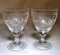 English Crystal Goblets by Yeoward William, 1995, Set of 2 3