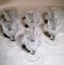 French Beaux-Art Style Ground Crystal Liqueur Glasses, 1920, Set of 6, Image 3