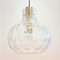 Große Mid-Century Bubble Glas & Messing Deckenlampe oder Hängelampe von Helena Tynell für Limburg, 1960er 1