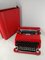 Máquina de escribir Valentine en rojo de Ettore Sottsass para Olivetti, 1968, Imagen 20