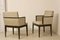 Beige Chiné Fabric Cube Armchairs, Set of 2 9