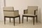 Beige Chiné Fabric Cube Armchairs, Set of 2 11