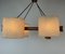 Scandinavian Teak and Acrylic Granite Hanging Lamp, 1960s 8