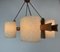 Scandinavian Teak and Acrylic Granite Hanging Lamp, 1960s 10