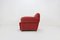 Art Deco Red Upholstery Armchairs, 1930, Set of 3, Image 14