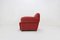 Poltrone Art Deco rosse, anni '30, set di 3, Immagine 14