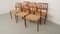 Model 83 Dining Chairs in Teak by Niels Otto Møller for J.L. Møllers, Set of 6, Image 4