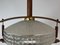 Mid-Century Teak and Glass Hanging Lamp, 1960s, Image 7