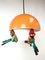 Lámpara colgante infantil vintage con enanos, años 70, Imagen 10