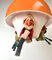 Vintage Children's Room Hanging Lamp with Dwarfs, 1970s 6