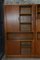 Mid-Century Danish Teak Tambour Door Wall Units Shelving Units Bookcase by Dyrlund, 1970, Set of 3 17